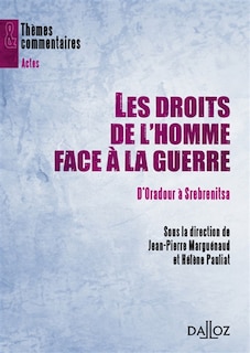 Front cover_Les droits de l'homme face à la guerre