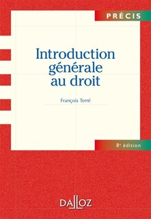 Front cover_Introduction générale au droit
