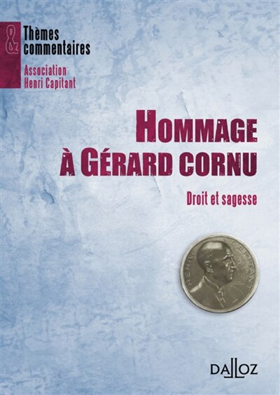 Front cover_Hommage à Gérard Cornu