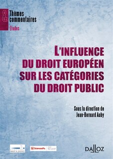 Front cover_L' influence du droit européen sur les catégories du droit public