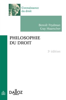 Front cover_Philosophie du droit