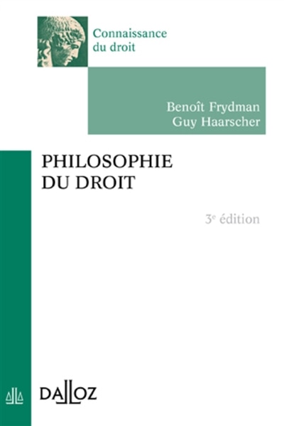 Front cover_Philosophie du droit