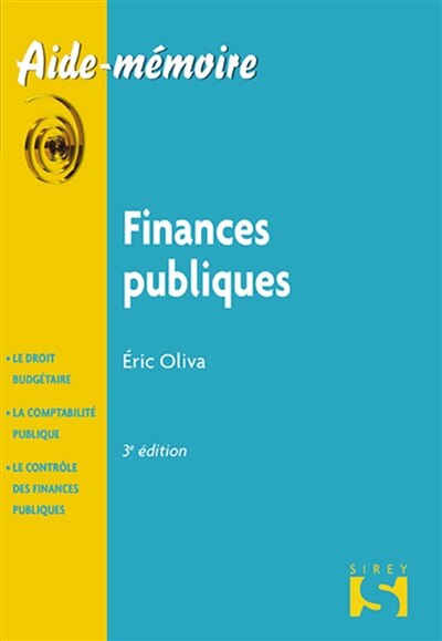 Front cover_Finances publiques