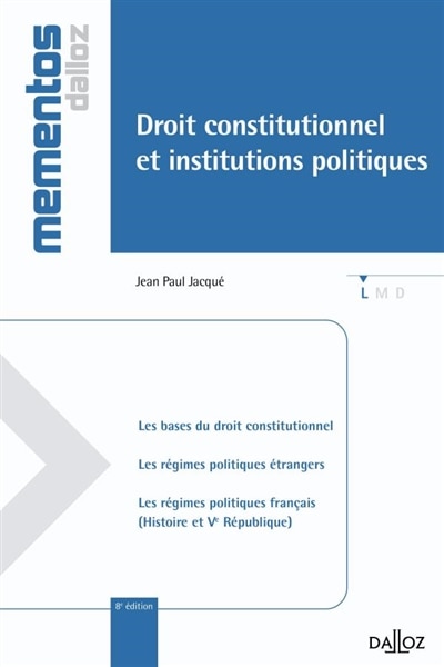 Couverture_Droit constitutionnel et institutions politiques