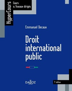 Front cover_Droit international public