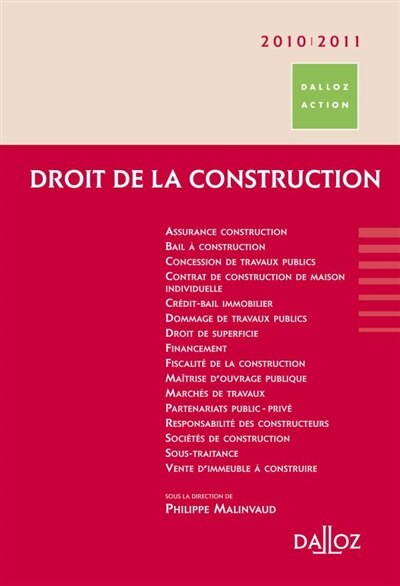 Couverture_Droit de la construction 2010-2011