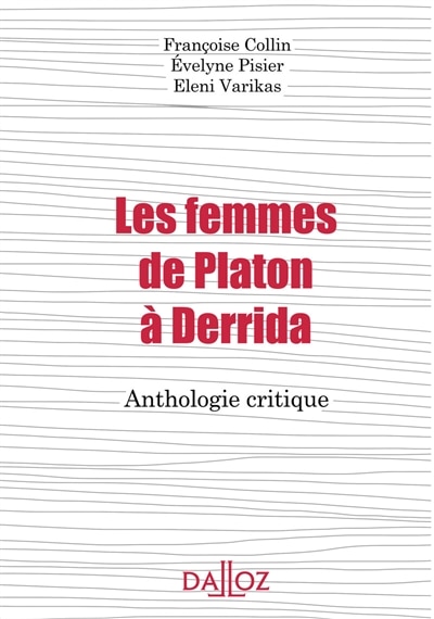 Front cover_Les femmes, de Platon à Derrida