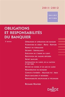 Front cover_Obligations et responsabilités du banquier 2011-2012