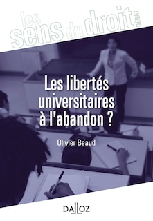 Front cover_Les libertés universitaires à l'abandon ?