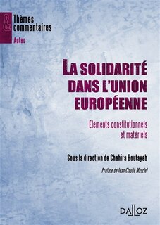 Front cover_La solidarité dans l'Union européenne