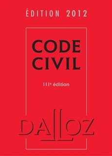 Front cover_Code civil 2012