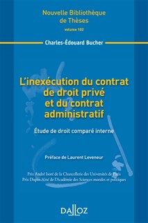 Couverture_L' inexécution du contrat de droit privé et du contrat administratif