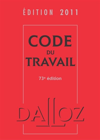 Couverture_Code du travail 2011