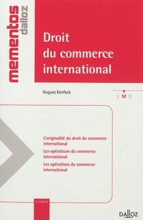 Front cover_Droit du commerce international