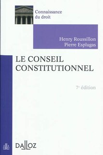 Couverture_Le Conseil constitutionnel