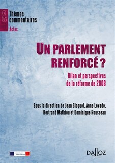 Front cover_Un Parlement renforcé ?