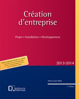 Front cover_Création d'entreprise 2013-2014