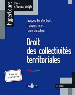 Front cover_Droit des collectivités territoriales