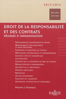 Couverture_Droit de la responsabilité et des contrats : régimes d'indemnisation