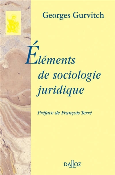 Couverture_El&eacute;ments de sociologie juridique