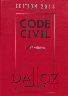 Front cover_Code civil 2014