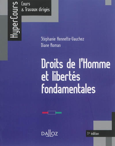 Front cover_Droits de l'homme et libertés fondamentales