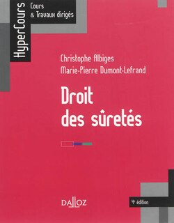 Front cover_Droit des s&ucirc;ret&eacute;s
