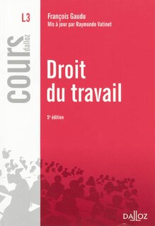 Front cover_Droit du travail