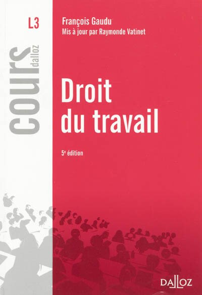 Front cover_Droit du travail
