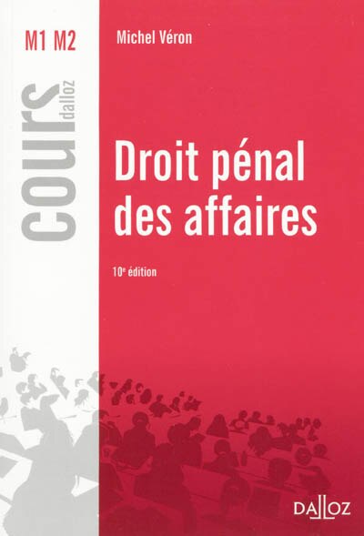 Front cover_Droit pénal des affaires : M1, M2