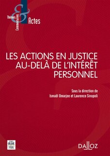 Front cover_Les actions en justice au-delà de l'intérêt personnel