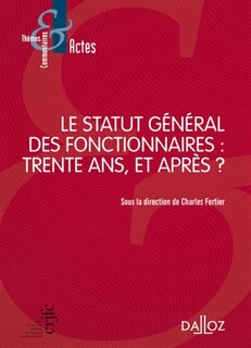 Front cover_Statut général des fonctionnaires