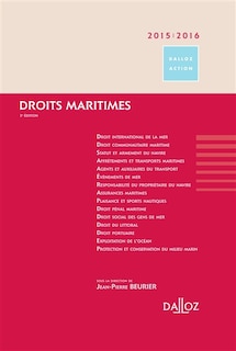 Couverture_Droits maritimes 2015-2016