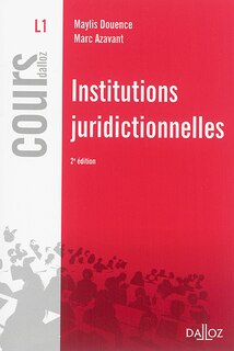 Couverture_Institutions juridictionnelles