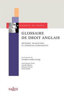 Front cover_Glossaire de droit anglais
