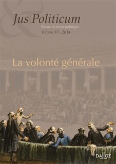Front cover_Jus politicum, n°6. La volonté générale