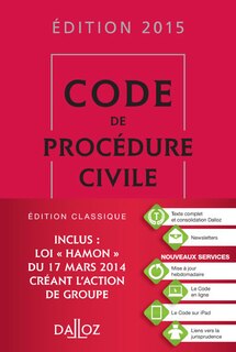 Front cover_Code de proc&eacute;dure civile 2015