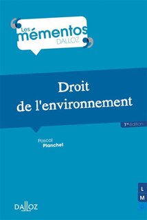 Front cover_Droit de l'environnement