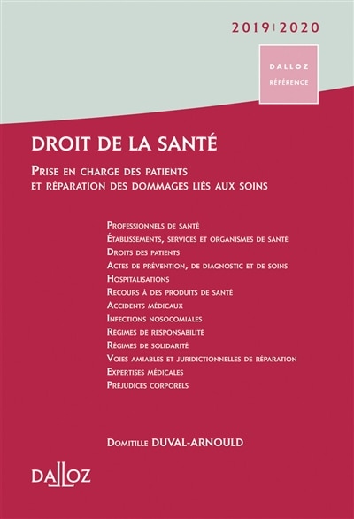 Couverture_Droit de la santé 2019-2020