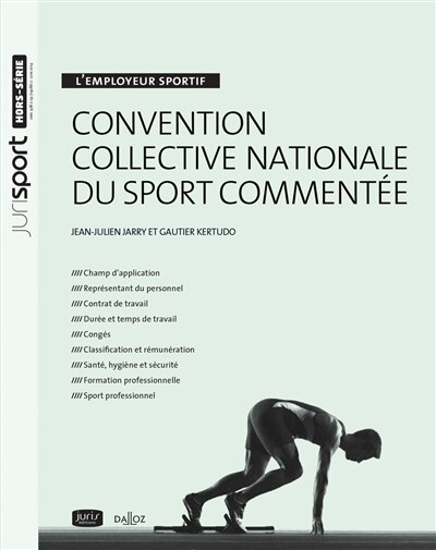 Couverture_L'employeur sportif : convention collective nationale du sport commentée