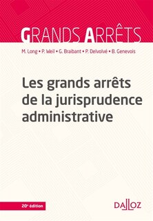 Front cover_Les grands arr&ecirc;ts de la jurisprudence administrative