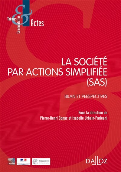Front cover_La société par actions simplifiée (SAS) : bilan et perspectives