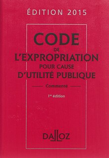Front cover_Code de l'expropriation pour cause d'utilité publique 2015