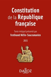 Front cover_Constitution de la République française