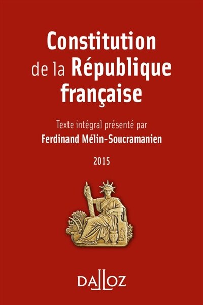 Front cover_Constitution de la République française