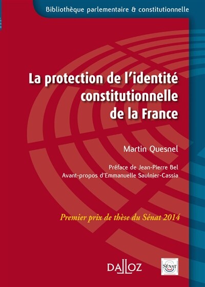 Front cover_La protection de l'identité constitutionnelle de la France