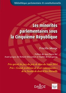 Couverture_Les minorités parlementaires sous la cinquième République