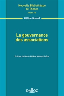 Front cover_La gouvernance des associations