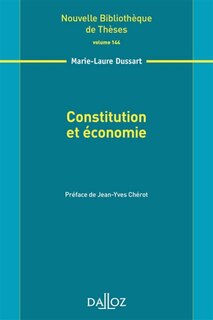 Front cover_Constitution et économie