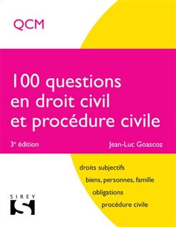 Front cover_100 questions en droit civil et procédure civile